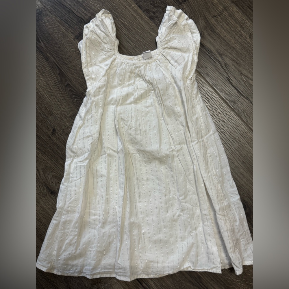 Girls 5t Gap White Dress, ON Pink Denim Jacket, Aspen Skirt/ Shirt Bundle Lot - Picture 7 of 9